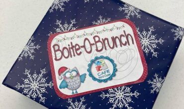 boite avec l'étiquette boite-o-brunch