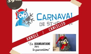 L'affiche de l'annulation du festival
