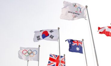 Drapeaux internationaux pour les JO paralympqies